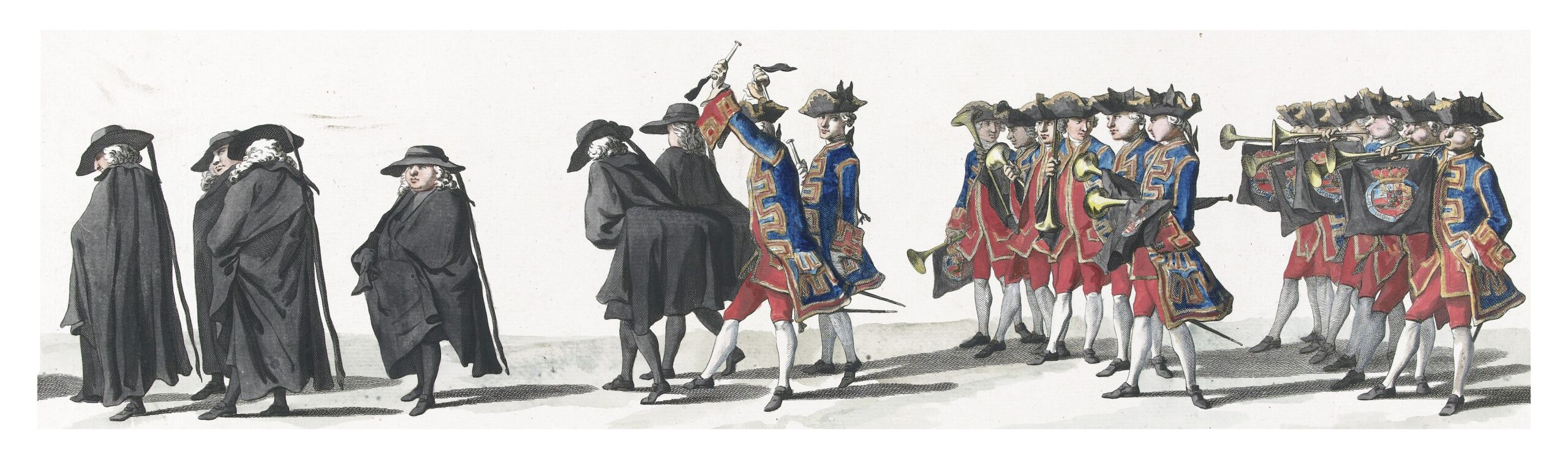 Members,Of,The,Stadholder's,Court,,Including,The,Librarian,And,Court royal procession