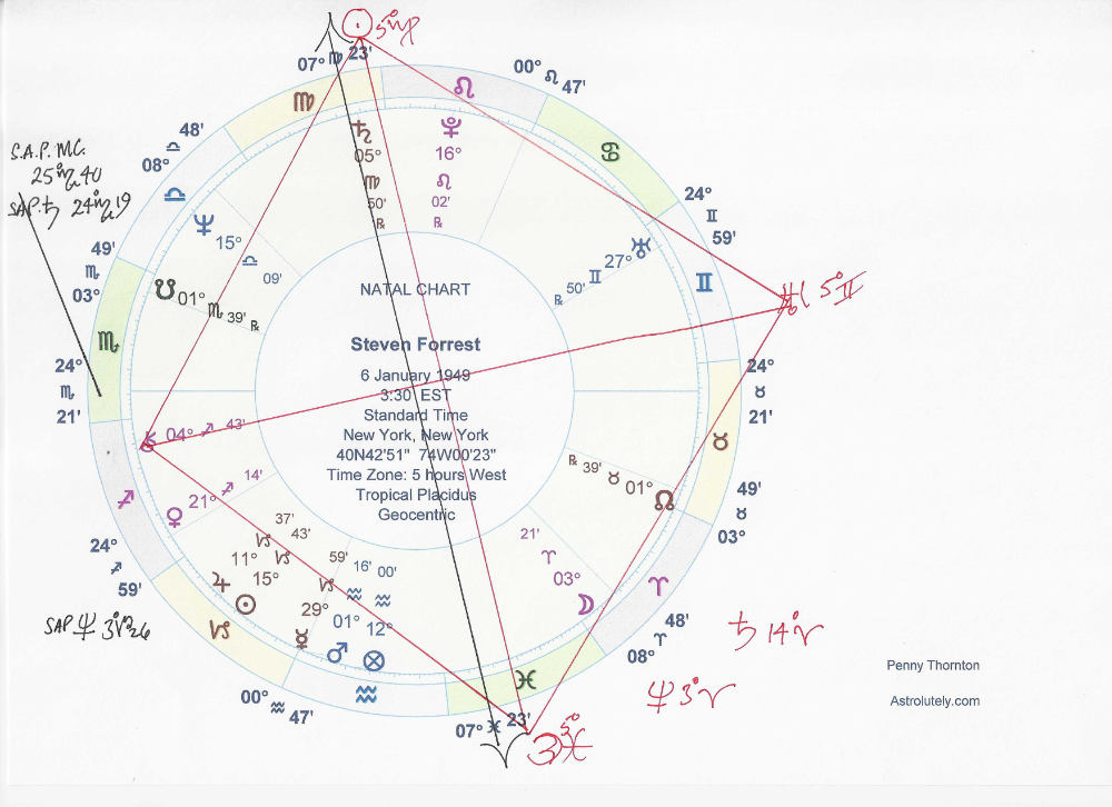 Steven Forrest natal chart Steven Forrest natal chart